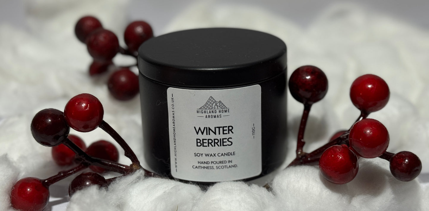 Winter Berries - Soy Wax Candle